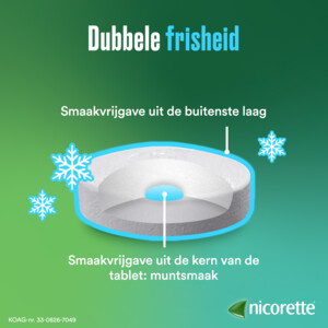 Nicorette Zuigtabletten Freshmint 2mg - 25.85 euro