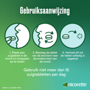 Nicorette Zuigtabletten Freshfruit 2mg - 25.79 euro