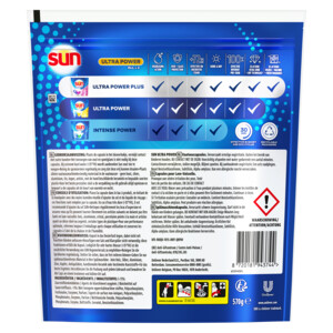 4x Sun Vaatwascapsules Ultra Power - 86.49 euro