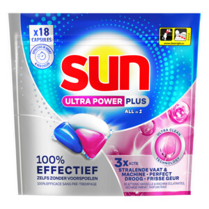 Sun Vaatwascapsules Ultra Power Plus - 8.35 euro