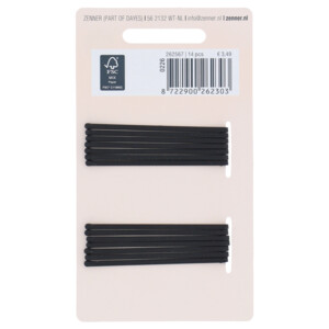Zenner Haarschuifje Extra Grip Zwart 5cm - 2.59 euro