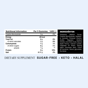 Veganboost Vitmove Creatine Gummies Sour Apple - 18.29 euro