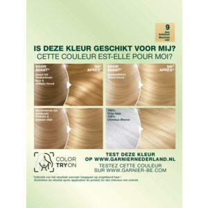 Garnier Nutrisse Ultra Crème Permanente Haarkleuring 9.0 Zeer Lichtblond - 16.99 euro