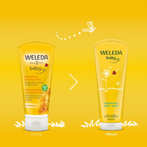 WELEDA Baby Calendula Babyshampoo & Douchecrème - 8.55 euro