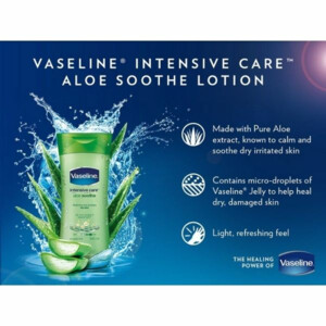 Vaseline Bodylotion Aloe Soothe - 6.45 euro