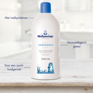 Melkmeisje Bad en Douche Crème Karnemelk - 5.29 euro