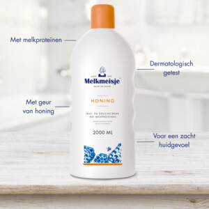 Melkmeisje Bad en Douche Crème Honing - 5.29 euro