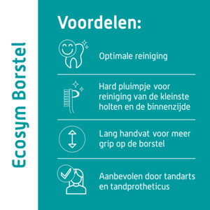 6x Ecosym Dagbehandeling Gebitsborstel - 18.4 euro