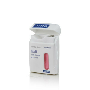 2x Vitis Waxed Dental Floss Fluoride & Mint - 8.63 euro