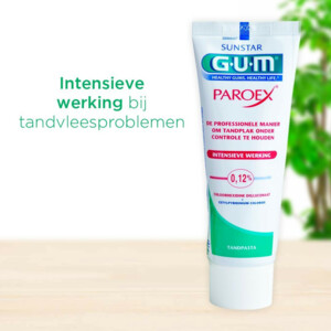 4x GUM Tandpasta Paroex - 25.97 euro