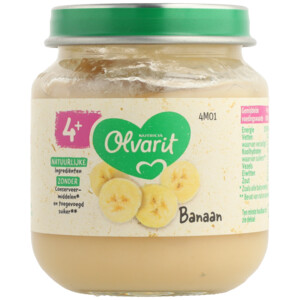 6x Olvarit 1e Fruithapje 4m Banaan - 8.43 euro