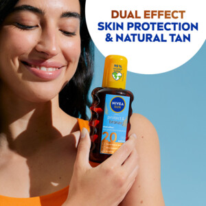 6x NIVEA Sun Protect & Bronze Zonnebrand Olie Spray SPF 20 - 144.17 euro