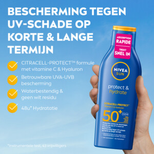 NIVEA Sun Protect & Hydrate Zonnemelk SPF 50+ - 25.99 euro