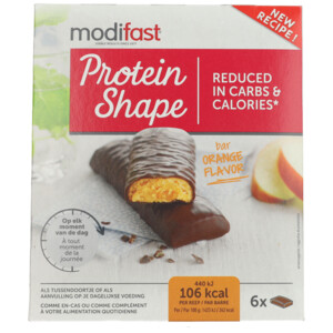 Modifast Protein Shape Reep Pure Chocolade & Sinaasappel - 5.32 euro