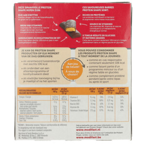 Modifast Protein Shape Reep Pure Chocolade & Sinaasappel - 5.32 euro