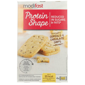 12x Modifast Protein Shape Koekjes Graan-Chocolade - 58.96 euro