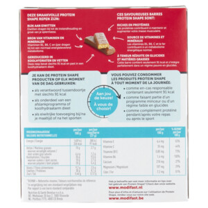 3x Modifast Protein Shape Reep Chocolade-Kokos - 19.24 euro