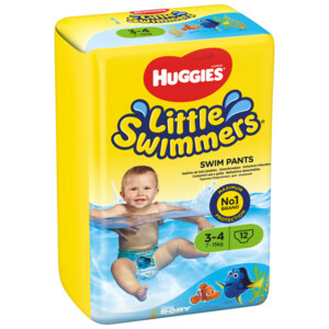 3x Huggies Little Swimmers Maat 3-4 (7-15 kg) - 20.35 euro