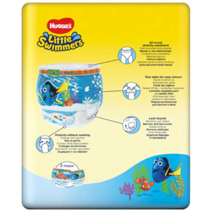 3x Huggies Little Swimmers Maat 5-6 (12-18 kg) - 20.35 euro