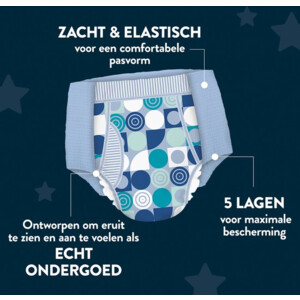 3x Huggies DryNites Absorberende Luierbroekjes Jongens 8-13 jaar - 21.62 euro