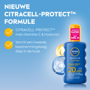 NIVEA Sun Protect & Hydrate Zonnespray SPF 20 - 23.99 euro