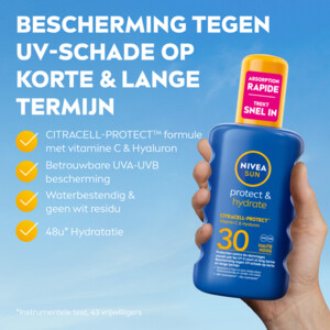 3x NIVEA Sun Protect & Hydrate Zonnebrand SPF 30 - 52.04 euro