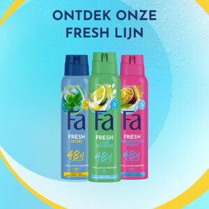 6x Fa Deodorant Spray Lime Squeeze - 11.83 euro