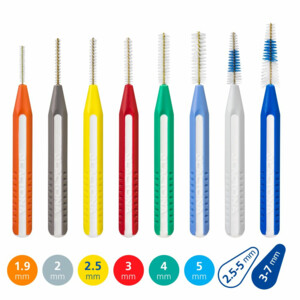 6x Lactona EasyGrip Ragers Recht Medium 5mm Lichtblauw - 14.37 euro