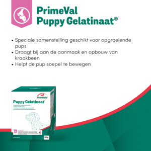 PrimeVal Gelatinaat Puppy 350 gr