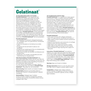 PrimeVal Gelatinaat Gewrichten Hond 500 gr