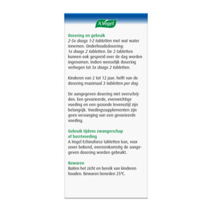 A.Vogel Echinaforce Weerstand - 14.05 euro
