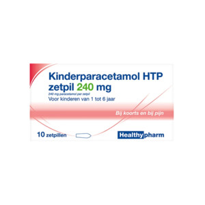 Healthypharm Paracetamol Kinderen 240 mg - 2.99 euro