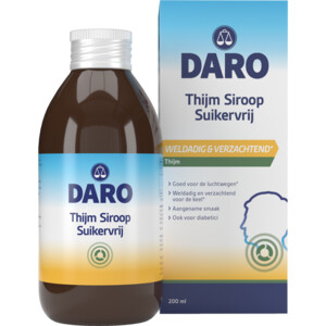 2x Daro Thijmsiroop Suikervrij - 18.79 euro