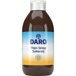 2x Daro Thijmsiroop Suikervrij - 18.79 euro
