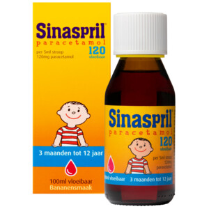 Sinaspril Paracetamol 120 mg Vloeibaar - 6.65 euro