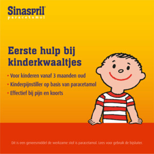 Sinaspril Paracetamol 120 mg Vloeibaar - 6.65 euro