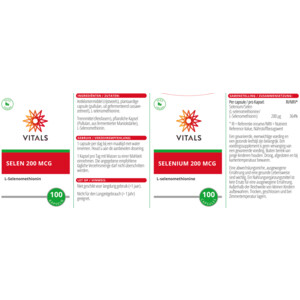 2x Vitals Selenium 200mcg - 52.43 euro