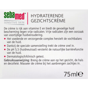 Sebamed Hydraterende Gezichtscrème - 12.25 euro