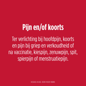 Panadol Plus Gladde Tablet 500 mg - 3.49 euro