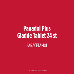 Panadol Plus Gladde Tablet 500 mg - 3.49 euro