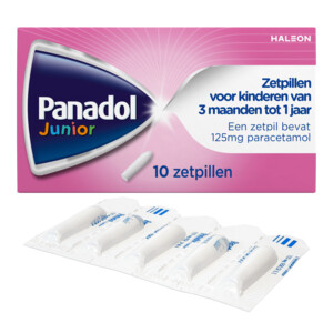 Panadol Junior Zetpillen 125 mg 3 maanden - 1 jaar - 5.05 euro