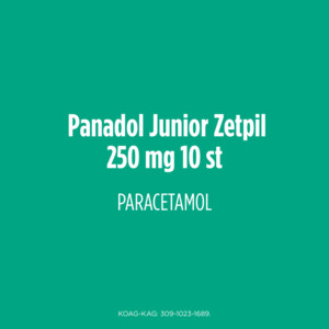 Panadol Junior Zetpillen 250 mg 1 jaar - 6 jaar - 5.45 euro