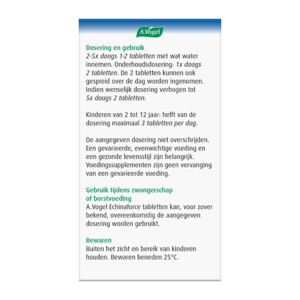 A.Vogel Echinaforce Weerstand - 29.99 euro