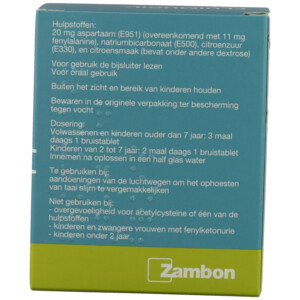 Fluimucil Hoest 200 mg - 6.95 euro