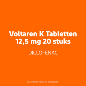 Voltaren K 12,5 mg Diclofenac kalium - 6.09 euro