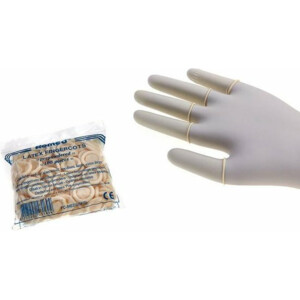 2x Romed Vingercondooms Latex M - 5.87 euro