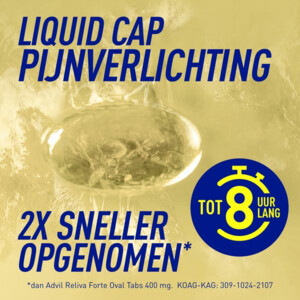 Advil Reliva Forte Liquid-Caps 400 - 8.95 euro