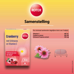 4x Roter Cranberry Vitamine C en Echinacea - 50.43 euro