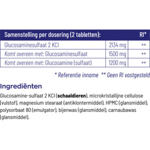 Vitakruid Glucosamine 1200 - 16.29 euro