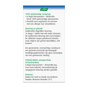 A.Vogel Glucosamine + Alchemilla - 25.55 euro